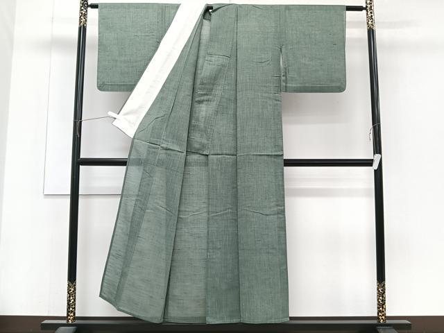 平和屋着物＊夏物　紗紬　霞文　正絹　逸品　CABJ4188xi