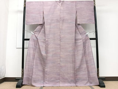 平和屋着物＊夏物　小紋　絽　霞文　正絹　逸品　未使用　CABJ4195xi