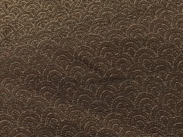 平和屋着物＊夏物　男性　行灯袴　青海波文　正絹　逸品　CABJ4198xi