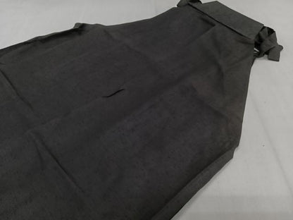 平和屋着物＊夏物　男性　行灯袴　絽　赤墨色　正絹　逸品　CABJ4201xi