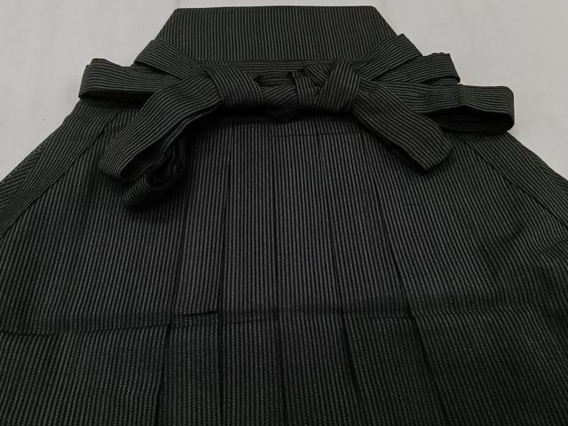 平和屋着物＊夏物　男性　行灯袴　縦絽　縞　正絹　逸品　CABJ4205xi