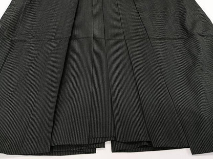 平和屋着物＊夏物　男性　行灯袴　縦絽　縞　正絹　逸品　CABJ4205xi