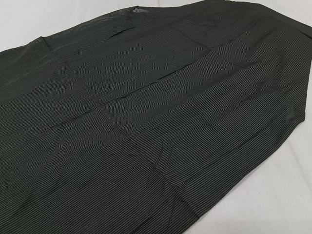 平和屋着物＊夏物　男性　行灯袴　縦絽　縞　正絹　逸品　CABJ4205xi