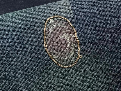 平和屋着物＊夏物　訪問着　紗紬　駒刺繍　水玉　暈し染め　正絹　逸品　CABJ4208xi