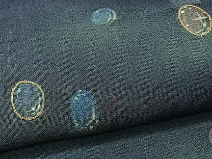 平和屋着物＊夏物　訪問着　紗紬　駒刺繍　水玉　暈し染め　正絹　逸品　CABJ4208xi