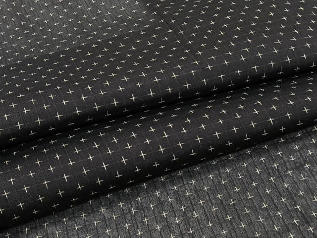平和屋着物＊夏物　紗紬　十字文　正絹　逸品　CABJ4212xi