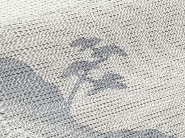 平和屋着物＊夏物　訪問着　絽縮緬　遠山松文　正絹　逸品　未使用　CABJ4220xi