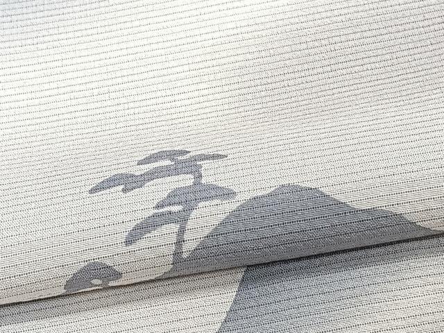 平和屋着物＊夏物　訪問着　絽縮緬　遠山松文　正絹　逸品　未使用　CABJ4220xi