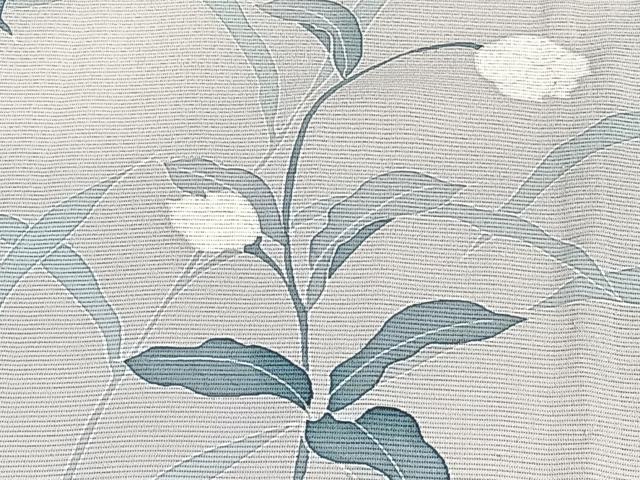 平和屋着物＊夏物　訪問着　絽　友禅　枝草花文　正絹　逸品　CABJ4224xi