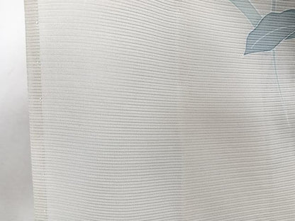 平和屋着物＊夏物　訪問着　絽　友禅　枝草花文　正絹　逸品　CABJ4224xi