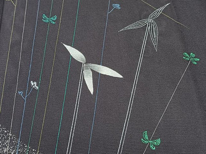 平和屋着物＊夏物　訪問着　絽　枝花文　正絹　逸品　CABJ4230xi