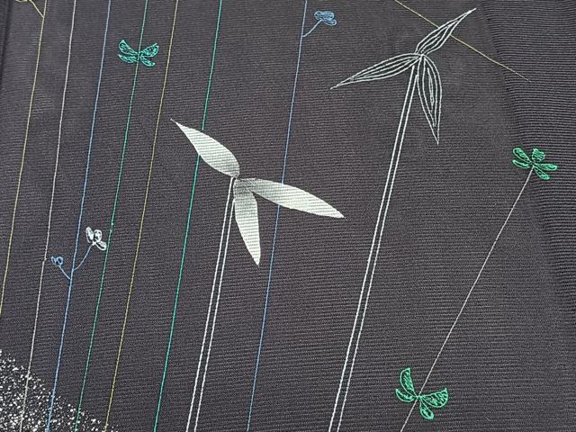 平和屋着物＊夏物　訪問着　絽　枝花文　正絹　逸品　CABJ4230xi