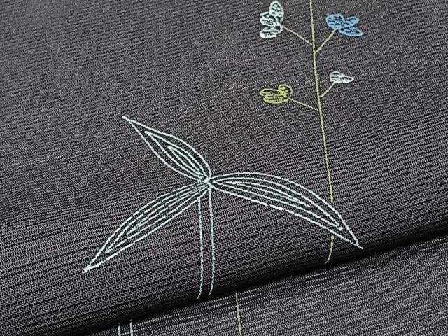 平和屋着物＊夏物　訪問着　絽　枝花文　正絹　逸品　CABJ4230xi