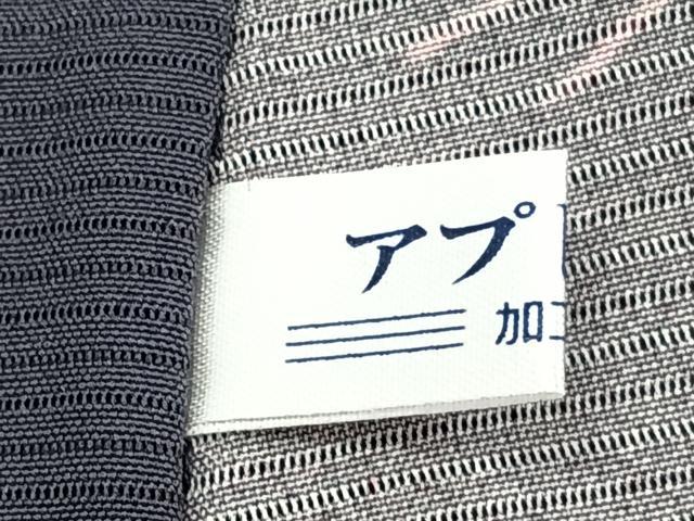 平和屋着物＊夏物　小紋　絽　松葉文　正絹　逸品　CABJ4233xi