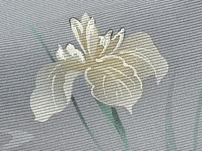平和屋着物＊夏物　訪問着　絽　手描き　流水白鷺花文　正絹　逸品　未使用　CABJ4235xi
