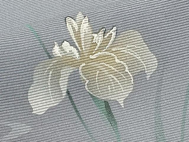 平和屋着物＊夏物　訪問着　絽　手描き　流水白鷺花文　正絹　逸品　未使用　CABJ4235xi