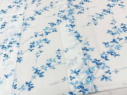 平和屋着物＊夏物　小紋　紗　枝草花文　洗える着物　CABJ4236xi