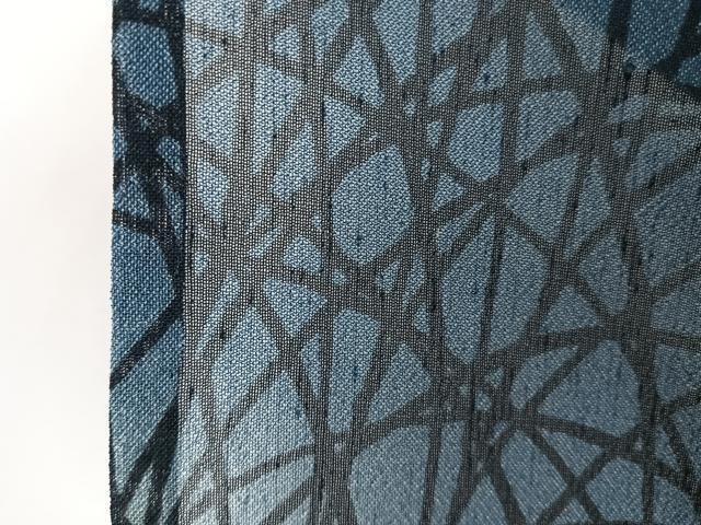 平和屋着物＊夏物　色留訪問着　紗紬　刺繍　草重ね枝花文　金糸　正絹　逸品　未使用　CABJ4237xi