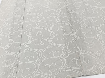 平和屋着物＊夏物　紗紬　唐草文　正絹　逸品　CABJ4239xi