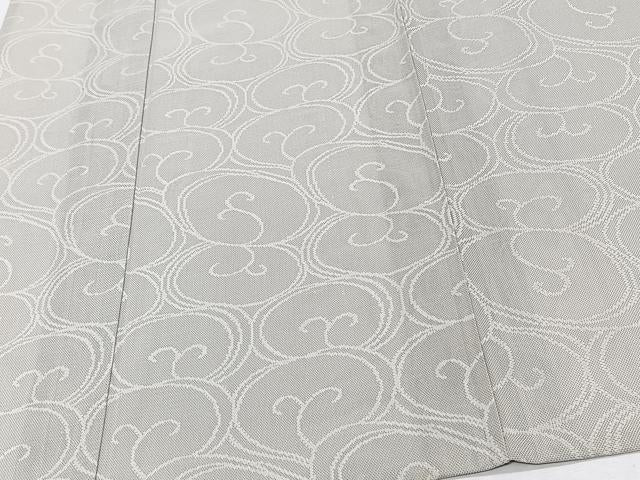 平和屋着物＊夏物　紗紬　唐草文　正絹　逸品　CABJ4239xi