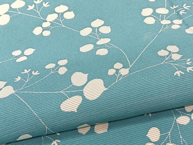 平和屋着物＊夏物　小紋　絽　枝花文　正絹　逸品　CABJ4243xi