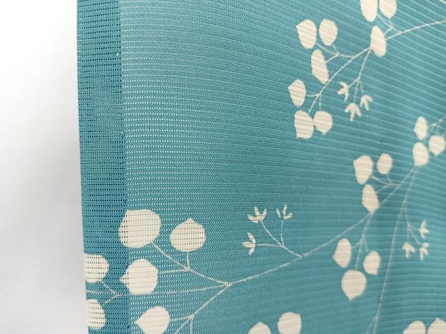 平和屋着物＊夏物　小紋　絽　枝花文　正絹　逸品　CABJ4243xi