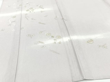 平和屋着物＊夏物　訪問着　絽　萩花文　暈し染め　金彩　正絹　逸品　CABJ4256xi