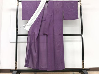 平和屋着物＊夏物　小紋　絽　霞文　正絹　逸品　CABJ4276xi