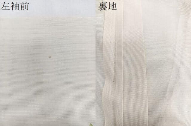 平和屋着物＊夏物　訪問着　絽　枝草花文　金彩　正絹　逸品　CABJ4281xi