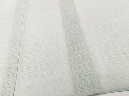 平和屋着物＊夏物　絽紬　色無地　青磁鼠色　CABJ4296xi