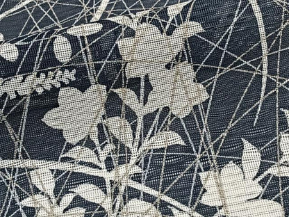 平和屋着物＊夏物　訪問着　紋絽　草花文　蛍ぼかし　正絹　逸品　CABJ4302xi