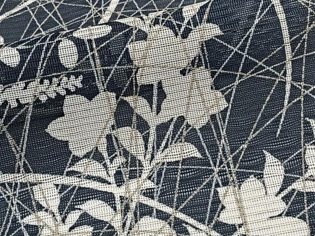 平和屋着物＊夏物　訪問着　紋絽　草花文　蛍ぼかし　正絹　逸品　CABJ4302xi