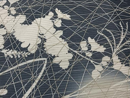 平和屋着物＊夏物　訪問着　紋絽　草花文　蛍ぼかし　正絹　逸品　CABJ4302xi