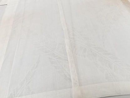 平和屋着物＊夏物　長襦袢　枝草紋紗　白色　麻　逸品　CABJ4304xi
