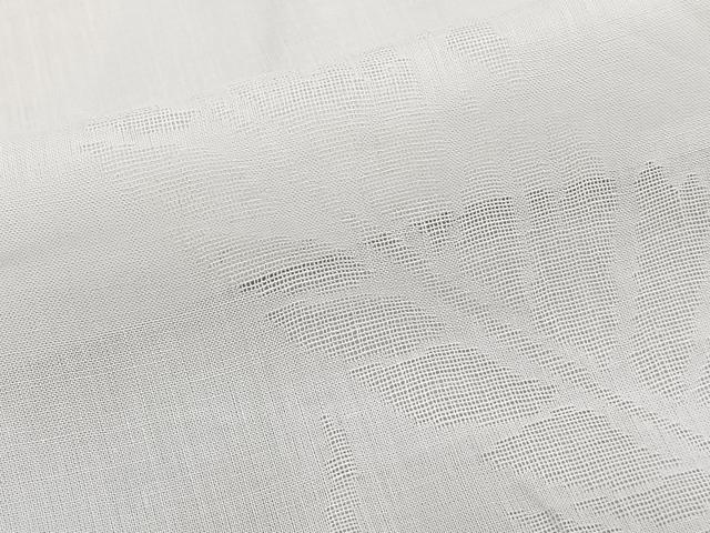 平和屋着物＊夏物　長襦袢　枝草紋紗　白色　麻　逸品　CABJ4304xi
