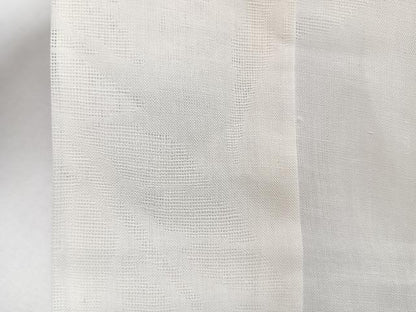 平和屋着物＊夏物　長襦袢　枝草紋紗　白色　麻　逸品　CABJ4304xi
