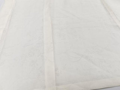 平和屋着物＊夏物　長襦袢　草花紋紗　生成り色　麻　逸品　CABJ4306xi