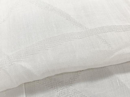 平和屋着物＊夏物　長襦袢　芝紋紗　生成り色　麻　逸品　CABJ4308xi