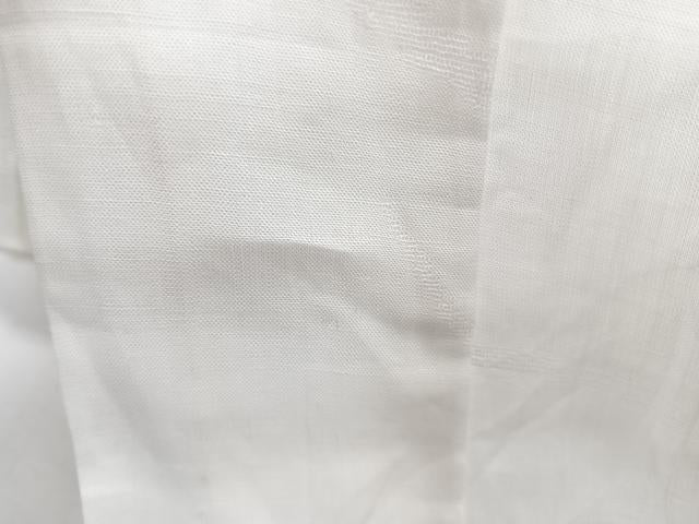 平和屋着物＊夏物　長襦袢　芝紋紗　生成り色　麻　逸品　CABJ4308xi