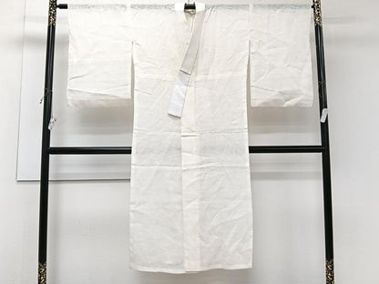 平和屋着物＊夏物　長襦袢　芝草花紋紗　麻　逸品　CABJ4310xi