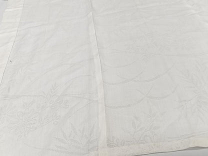 平和屋着物＊夏物　長襦袢　芝草花紋紗　麻　逸品　CABJ4310xi