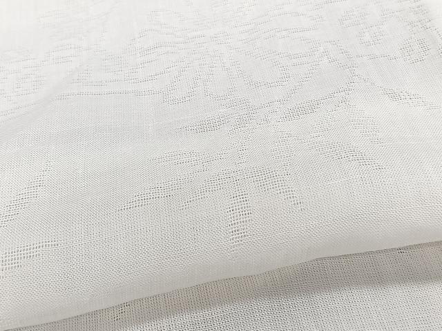 平和屋着物＊夏物　長襦袢　芝草花紋紗　麻　逸品　CABJ4310xi