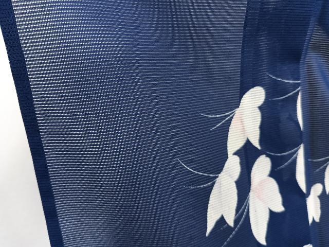 平和屋着物＊夏物　小紋　絽　舞蝶文　洗える着物　CABJ4333xi