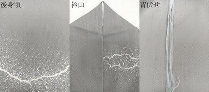 平和屋着物＊夏物　訪問着　紗綾形紋紗　道長文　金彩　正絹　逸品　CABJ4334xi
