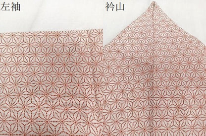 平和屋着物＊夏物　色留訪問着　絽　麻の葉吉祥文　洗える着物　CABJ4335xi