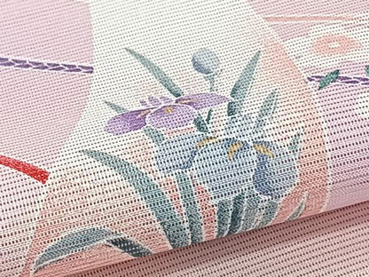 平和屋着物＊夏物　訪問着　絽　鬘帯花文　洗える着物　CABJ4339xi