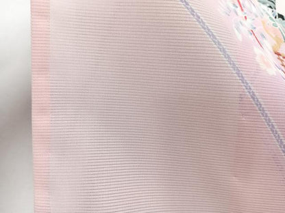 平和屋着物＊夏物　訪問着　絽　鬘帯花文　洗える着物　CABJ4339xi