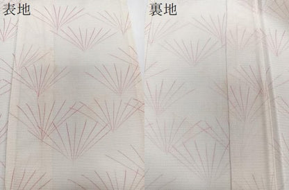平和屋着物＊夏物　訪問着　絽　松柄　正絹　逸品　CABJ4341xi