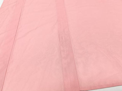 平和屋着物＊夏物　色無地　絽　薄紅色　洗える着物　CABJ4344xi