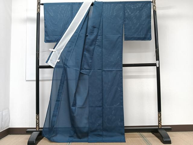 平和屋着物＊夏物　色無地　絽　褐返色　洗える着物　未使用　CABJ4346xi